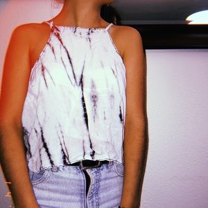 Handmade spaghetti strapped shirt